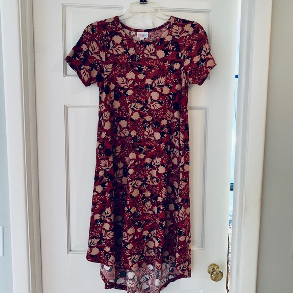 LulaRoe Carly XXS ❤️🖤 - Picture 1 of 2